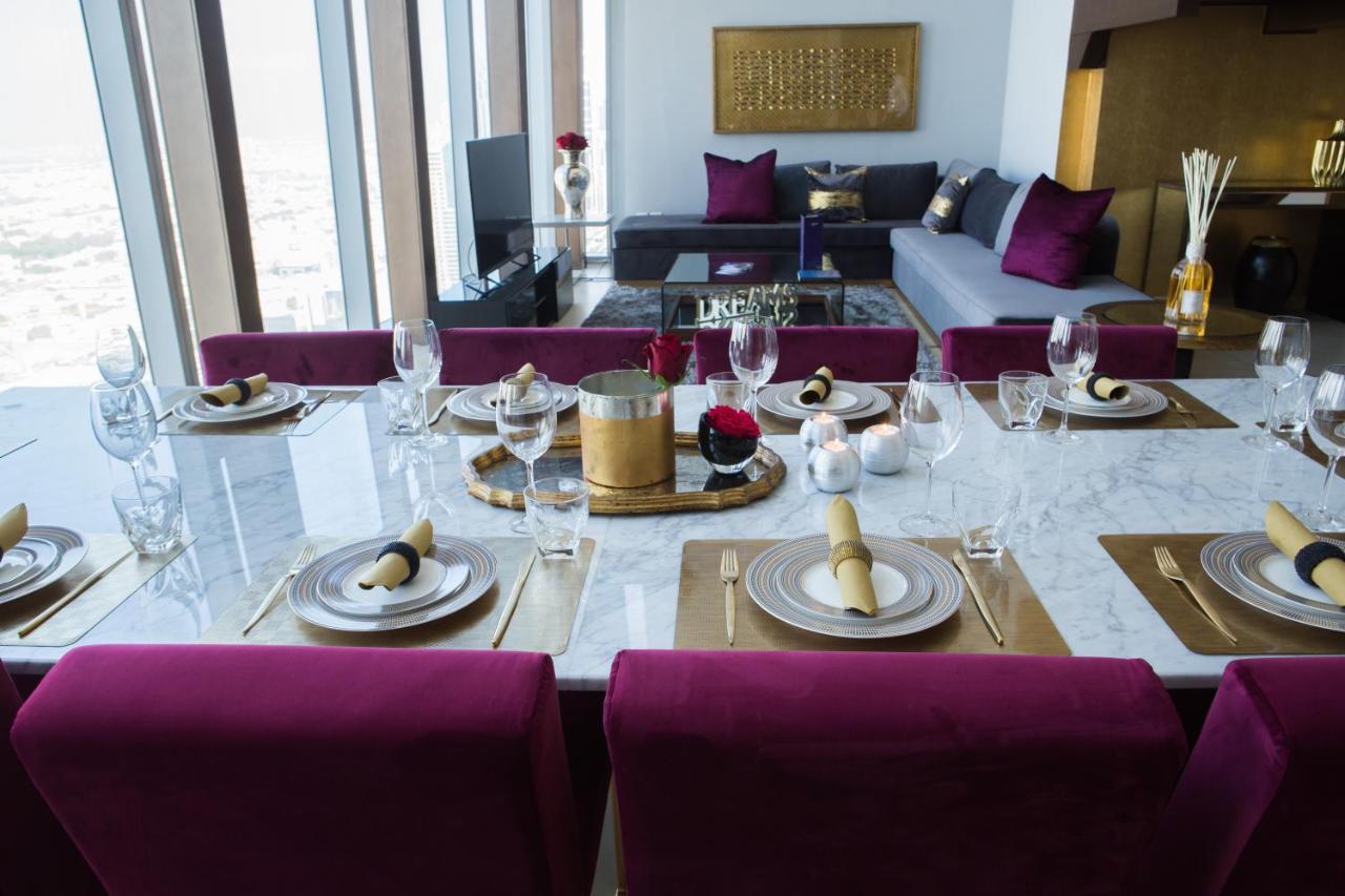 Dream Inn Apartments - 48 Burj Gate Downtown Skyline Views Dubai Rom bilde